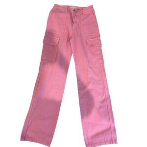 Pink Cargo Pants
